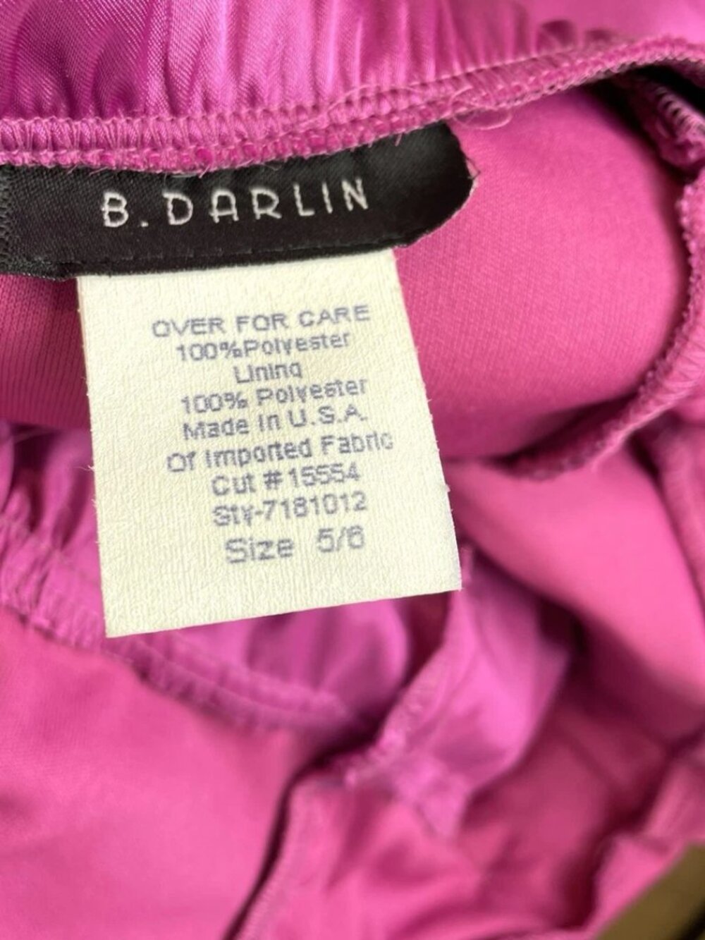 B. Darlin Satin Halter Babydoll Dress - Picture 3 of 5